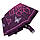 Жіноча складана парасолька-автомат від Flagman-TheBest з принтом квітів, фіолетовий, fl0512-1, фото 5
