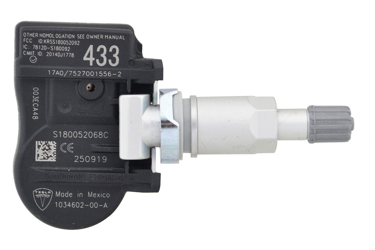 Внутрішній датчик тиску в шинах TESLA 433MHz для Tesla 3, S, X (TPMS) 1034602-00-A