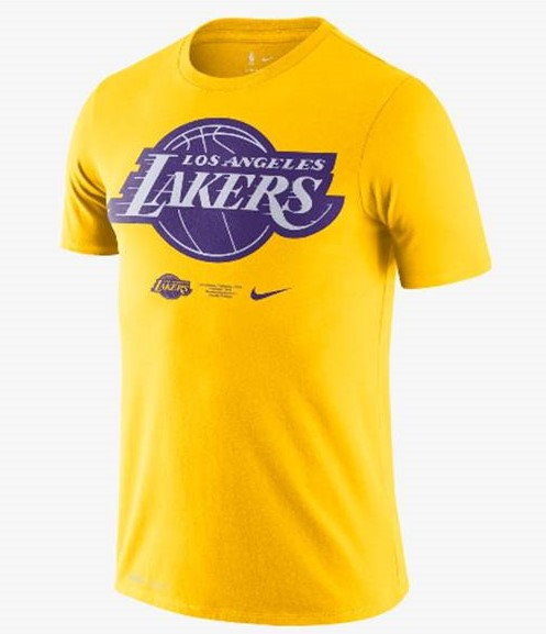 Футболка чоловіча баскетбольна Nike Los Angeles Lakers Logo (CK8381-728)