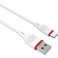 Кабель USB Type-C Borofone BX17 белый 1м