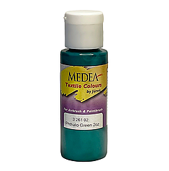Фарба текстильна Medea 326102 Phthalo Green, зелена фталева, 60 мл
