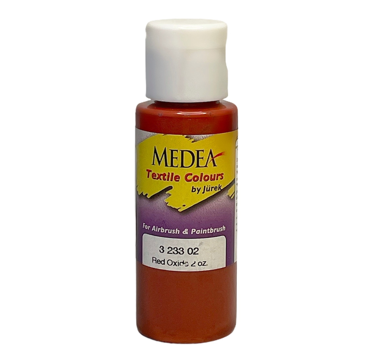 Фарба текстильна Medea 323302 Red Oxide, червоний оксид, 60 мл