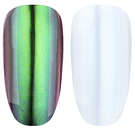 Перлова втирка Neon Powder Global Fashion, №05 фіолетово-зелена, фото 1