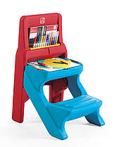 Парта з сидінням та дошкою для творчості Art Easel Desk Step2 811000