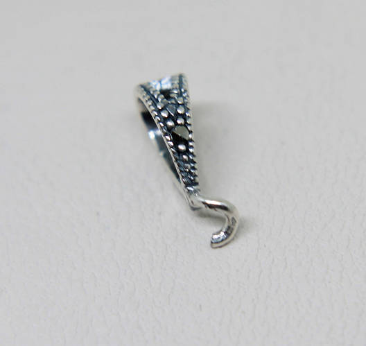 Ушко для кулона серебряное 13,3х4 mm 0,53 г, цена 60 грн - Prom.ua (ID ...