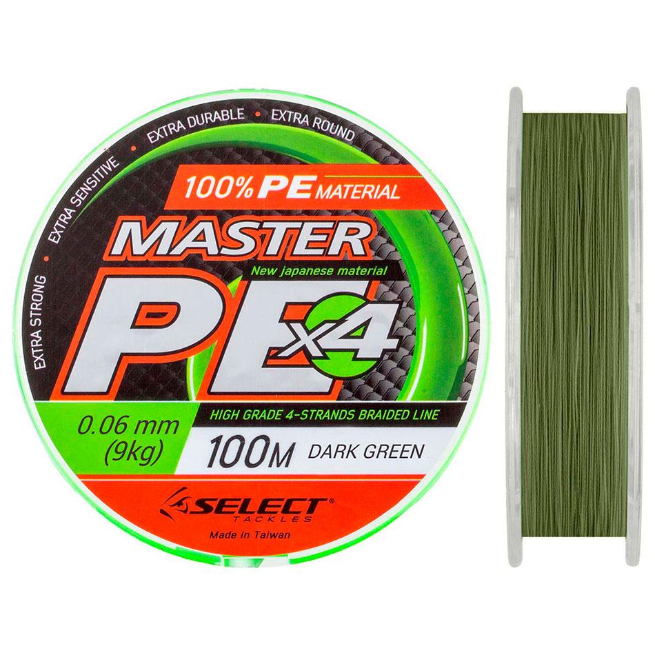 Шнур Select Master PE 100m (темн.-зел.) 0.08mm 11kg