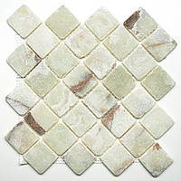 Мозаика из натурального камня Amera Mosaic - Green (T) 31.5x31.5 цена за 1 шт