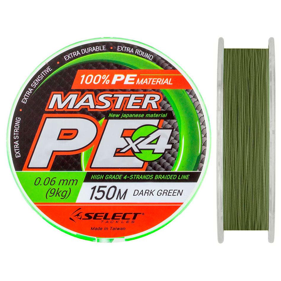 Шнур Select Master PE 150m (темн.-зел.) 0.12mm 15kg