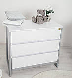 Пеленальний комод Premium "Ведмедик МДФ" Білий, фото 2