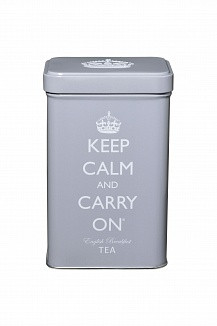 Grey Tin English Breakfast Teabags, 125g