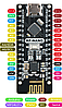 RF Nano V3.0 Модуль Micro USB ATmega328P QFN32 5B 16M CH340 NRF24l01 2.4ГГц, фото 4