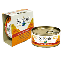 Schesir Chicken Papaya Вологий корм для собак у желе з куркою і папаєю 0.150 кг