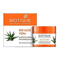 Крем сонцезахисний SPF30 Біотик Біолое Вера Алое Вера, Biotique Bio Aloe