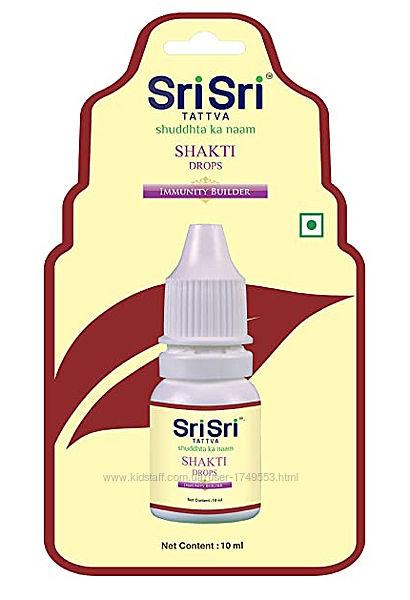 Шакти Дропс імунітет. 10 мл, Шрі Шрі Таттва. Shakti Drops Immunity Builder - фото 1 - id-p1436981546
