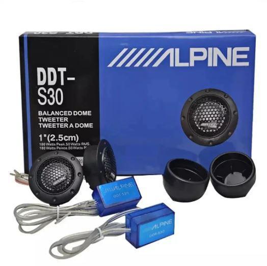 Автомобільні ВЧ динаміки твітери Alpine DDT-S30 180W, фото 1