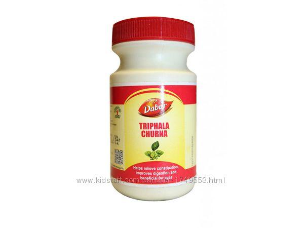 Трифала Дабур, Triphala Dabur, порошок Універсальний засіб для зміцнення організму. 120 грамів - фото 1 - id-p1904214488