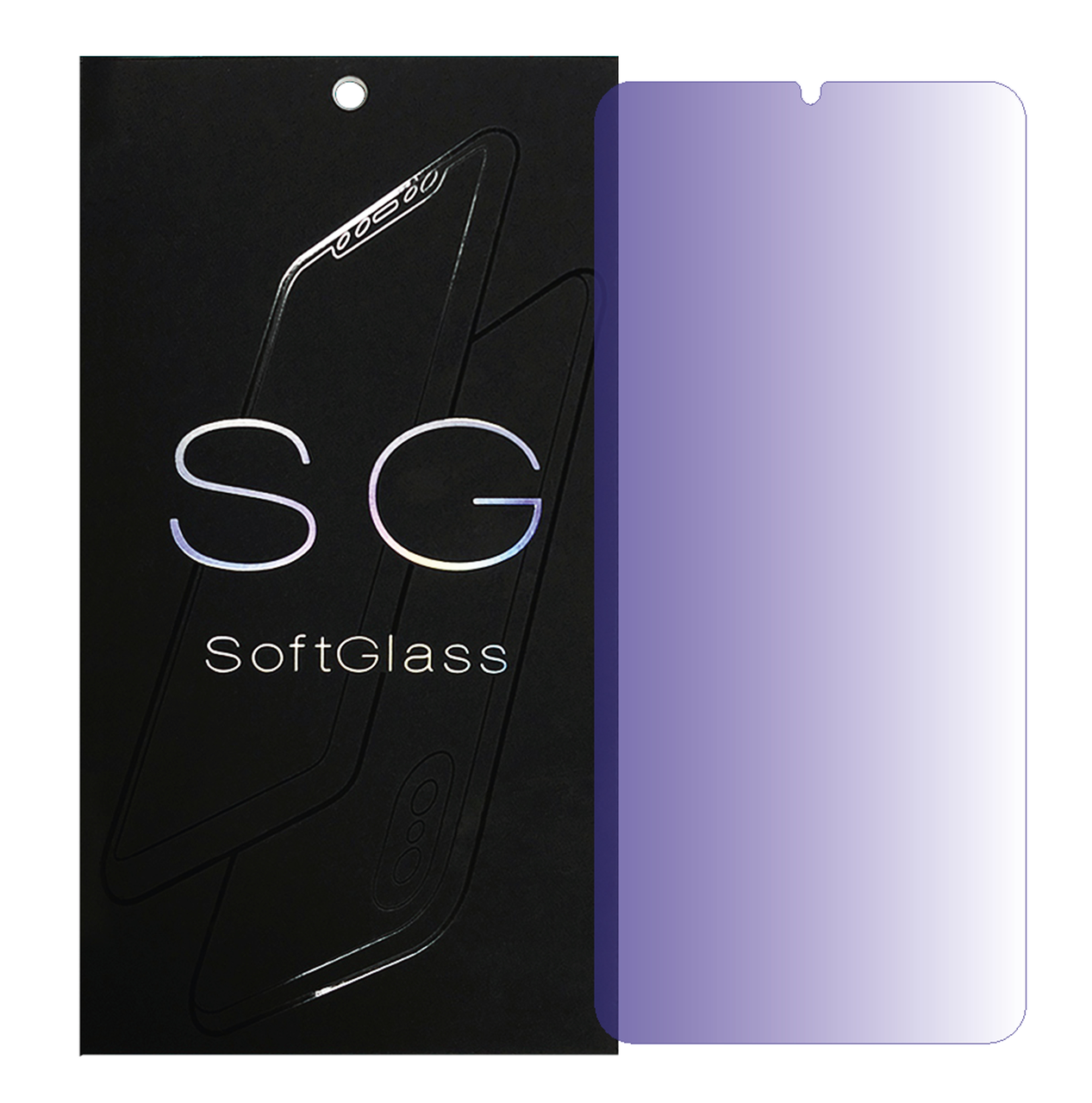 Бронеплівка для OnePlus 7T на екран зносостійка поліуретанова SoftGlass, фото 1