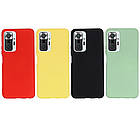 Чехол Silicone Case full для Xiaomi Redmi Note 10 Pro Navy Blue, фото 5