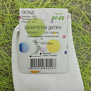 Шкарпетки дитячі літні із сіткою Добра Пара, Р20-22, білі 30031789, фото 5