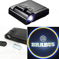 Логотип подсветка двери Брабус Lazer door logo light BRABUS