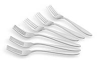 Набір столових виделок 6 предметів Ardesto Black Mars Ether AR0706EF