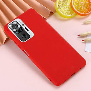 Чохол силіконовий для Xiaomi Redmi Note 10 Pro Red