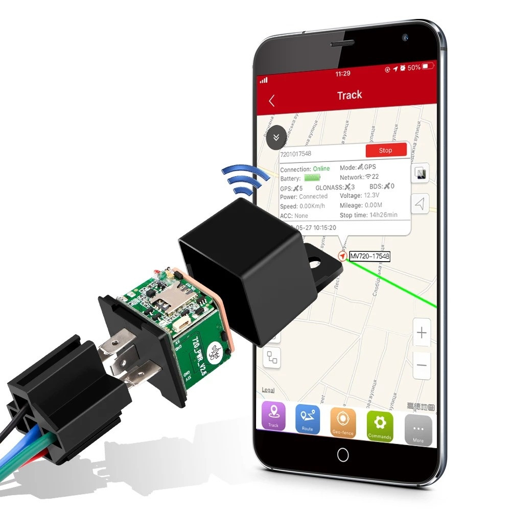 Компактный GPS/GSM трекер для авто C13 - фото 1 - id-p1437064582