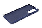 Чехол Silicone Case full для Xiaomi Redmi Note 10 Pro Navy Blue, фото 7