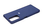 Чехол Silicone Case full для Xiaomi Redmi Note 10 Pro Navy Blue, фото 6