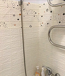 Самоклеючі 3Д панелі для стін, м'які декоративні стінові 3D панелі під білу цеглу 5 мм, Зірки, фото 6