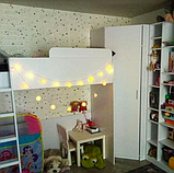 Самоклеючі 3Д панелі для стін, м'які декоративні стінові 3D панелі під білу цеглу 5 мм, Зірки, фото 7