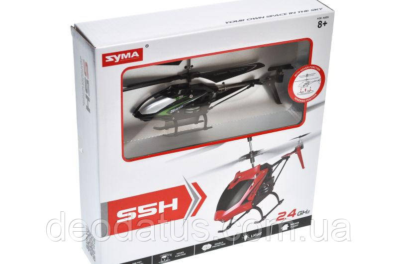 Вертолет на радиоуправлении Syma S5H (гироскоп, барометр, USB, световые эффекты) - фото 4 - id-p1437028205