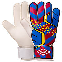 Перчатки вратарские Umbro Goalkepeer Gloves Champ 840 размер 10 White-Blue-Pink