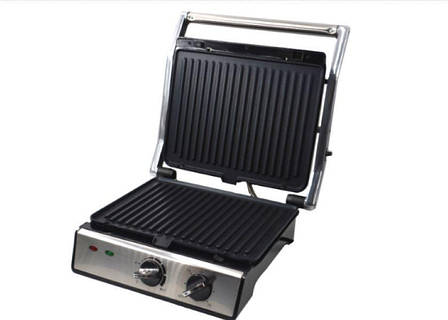 Притискної контактний домашній електричний гриль Crownberg Cb-1041 2000W електрогриль для будинку, фото 1