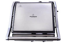 Притискної контактний домашній електричний гриль Crownberg Cb-1041 2000W електрогриль для будинку, фото 2