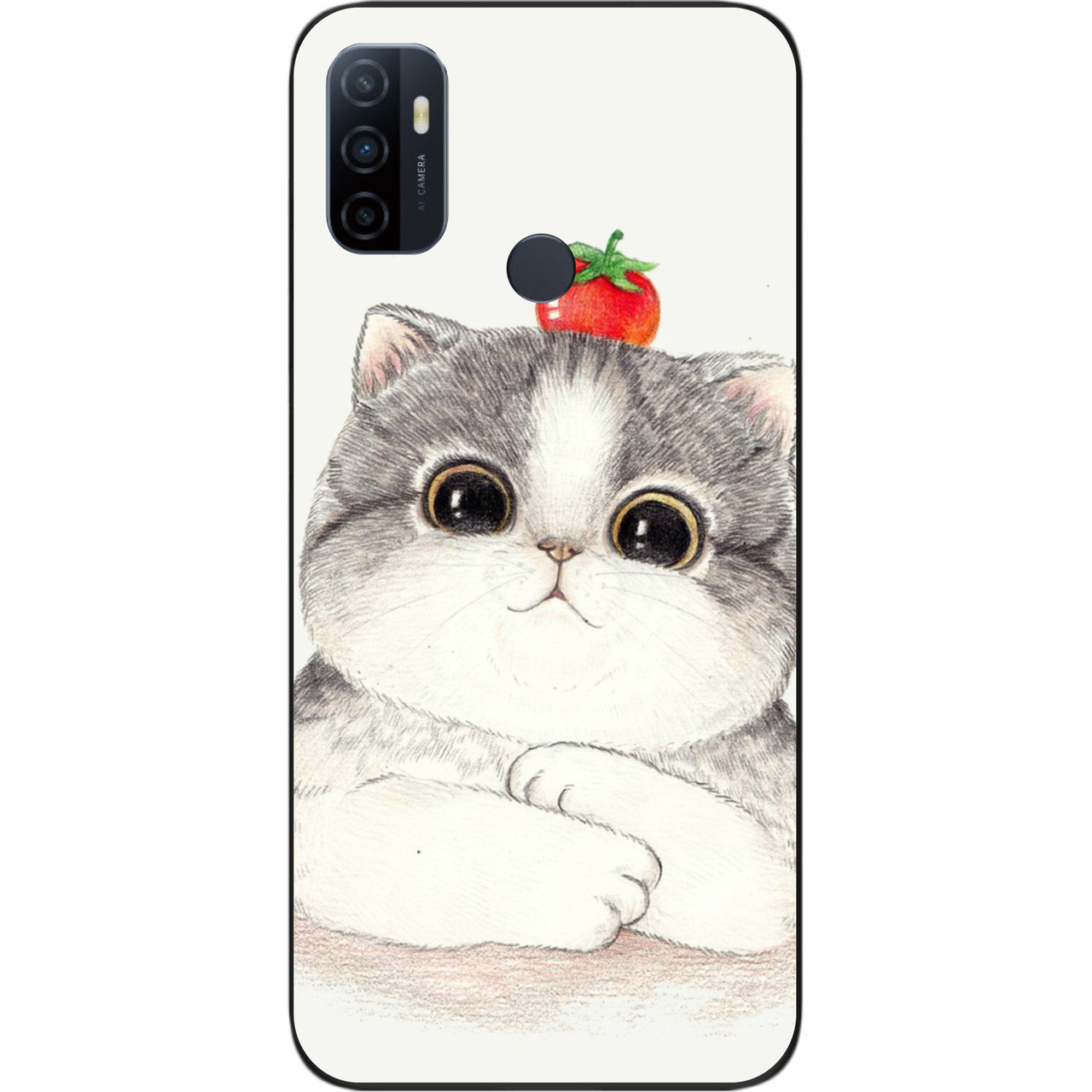 Силіконовий чохол для OPPO A53 з картинкою Кошеня, фото 1