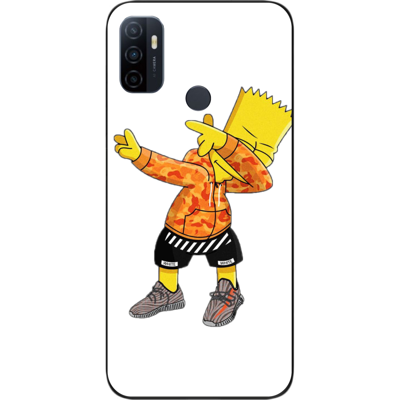 Силіконовий чохол для OPPO A53 з картинкою Барт Сімсона, фото 1