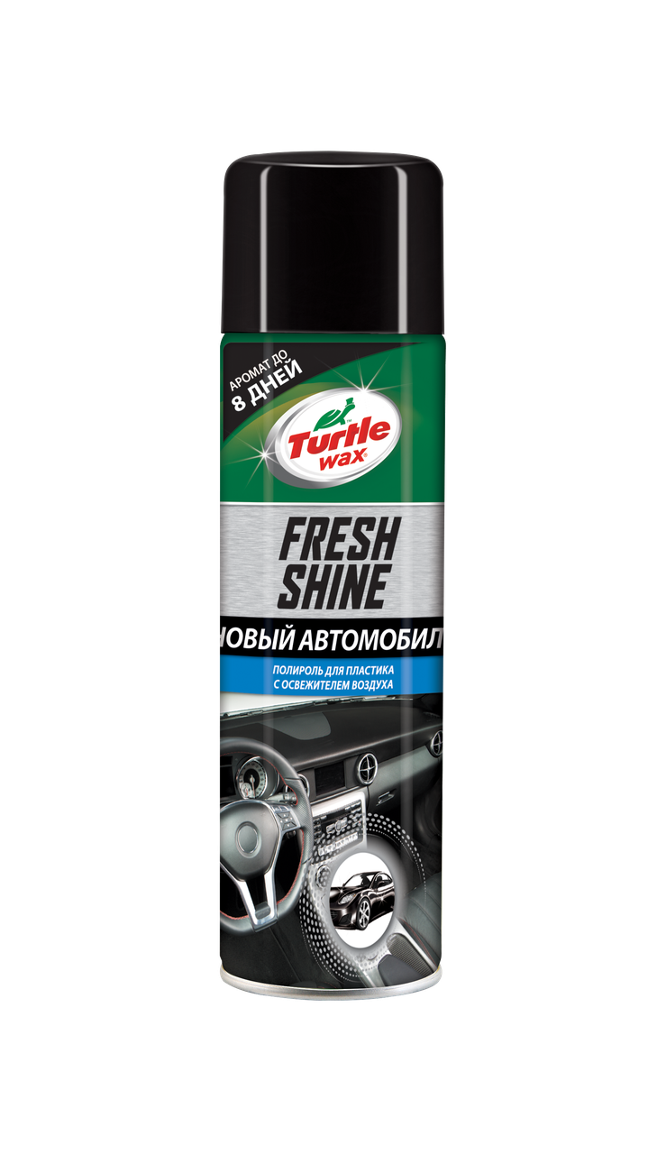 Поліроль для пластику з освіжувачем повітря «Новий авто» Fresh Shine New Car 500 мл (53007) Turtle Wax