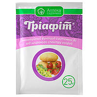 Фунгіцид Тріафіт, 25 г, трикомпотітний (Пероноспортоз, альтернаріоз, фітофтороз, мілдю), Ukravit