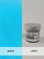 Небесно-голубая высокотемпературная краска для ткани