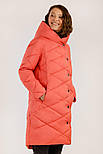 Довга зимова куртка жіноча Finn Flare A19-11024-310 Down Fill рожева M, фото 2