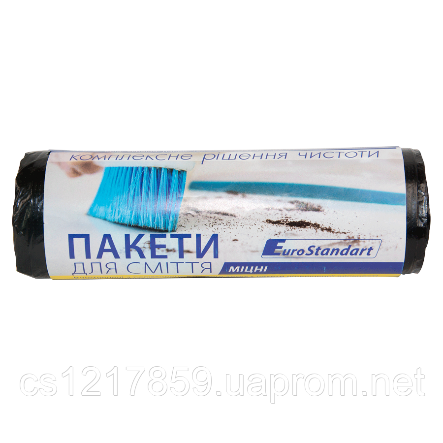 Пакети для сміття 120 л 10 шт. міцні BuroClean