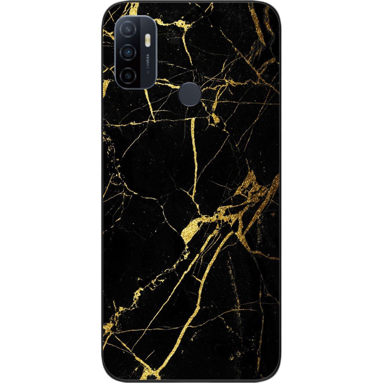 Силіконовий чохол бампер для OPPO A53 з картинкою Мармур, фото 1