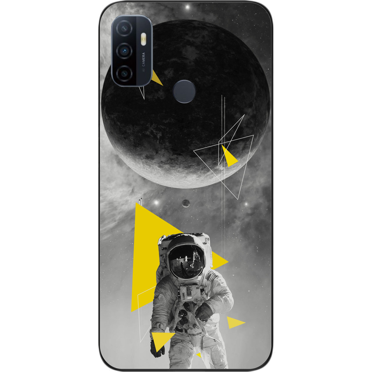 Чохол силіконовий для OPPO A53 з картинкою Астронавт, фото 1
