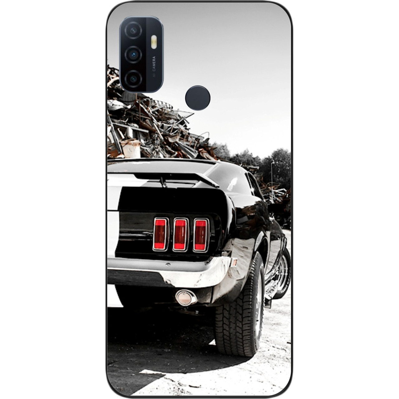 Чохол силіконовий для OPPO A53 з картинкою Машина, фото 1