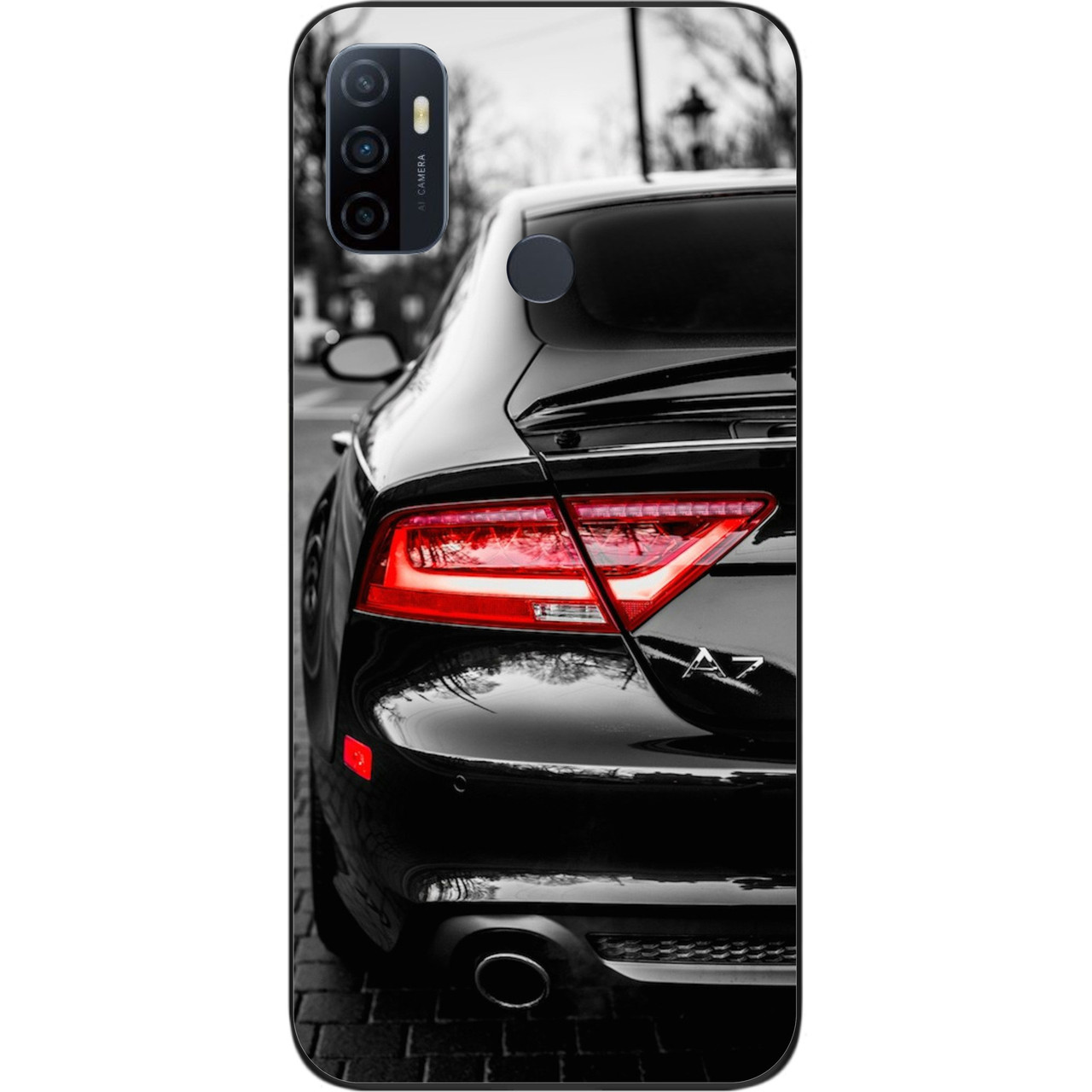 Чохол силіконовий для OPPO A53 з картинкою Авто, фото 1