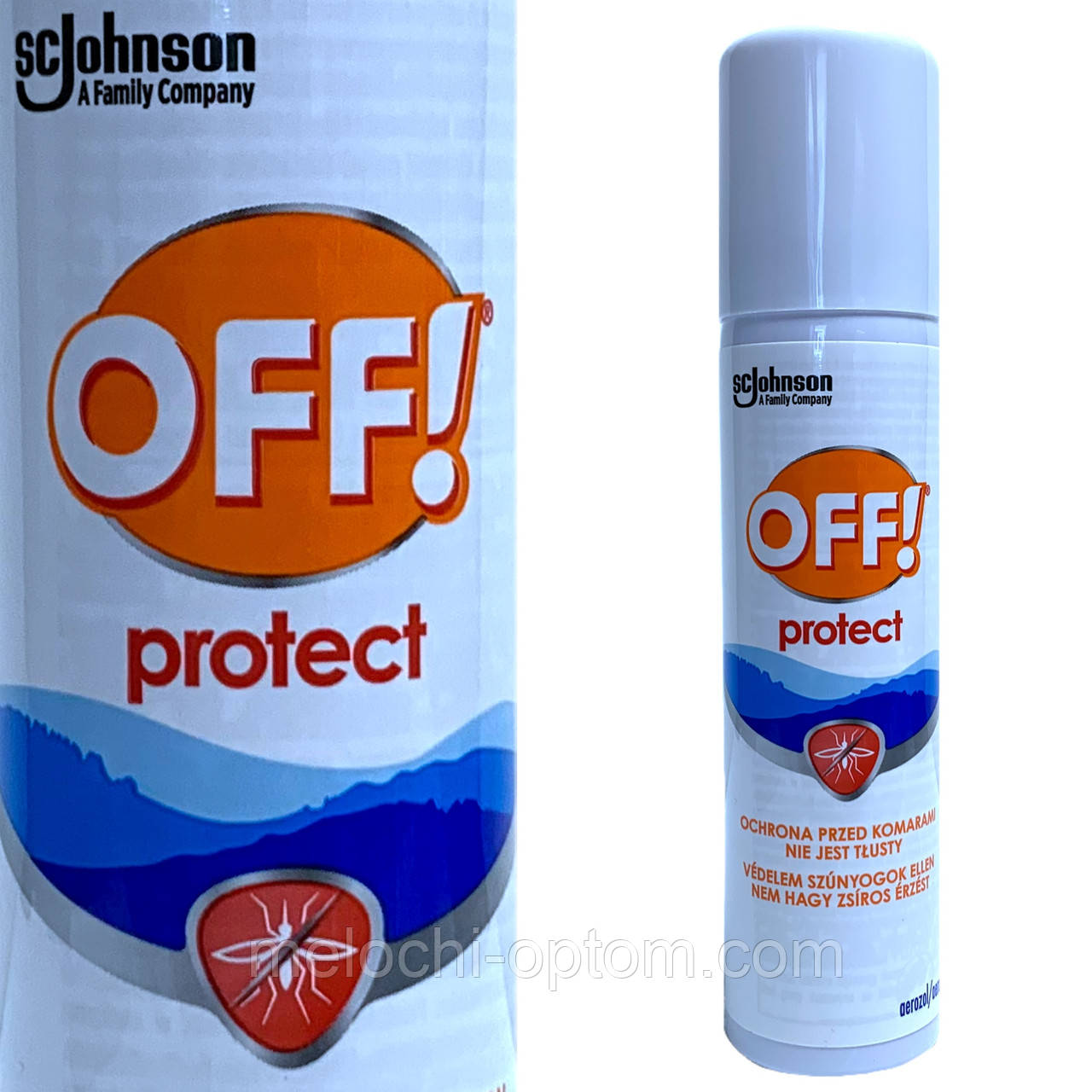 Аэрозоли от комаров OFF! FAMILY 100ml надёжная защита от комаров для всей семьи