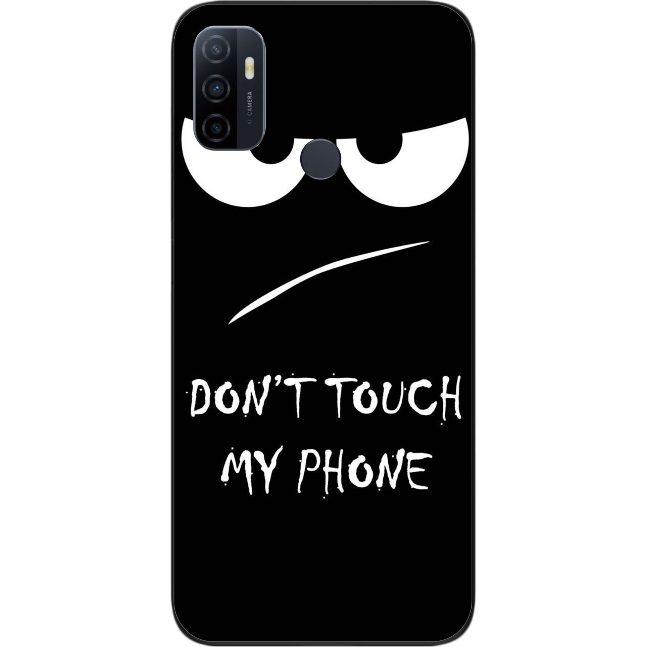 Бампер силіконовий чохол для OPPO A53 з картинкою Очі, фото 1