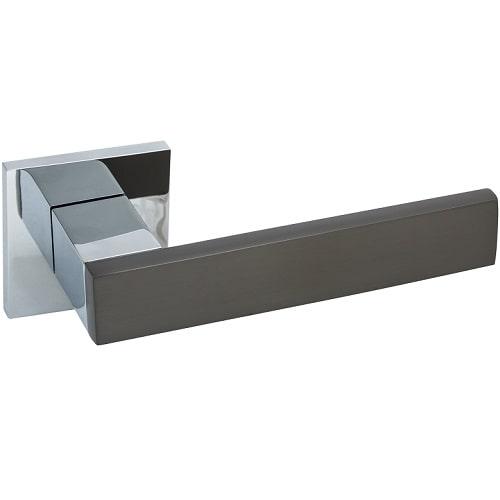 Ручки Rich-Art Топаз 6391 R25 CP/MSB хром/графіт, фото 1