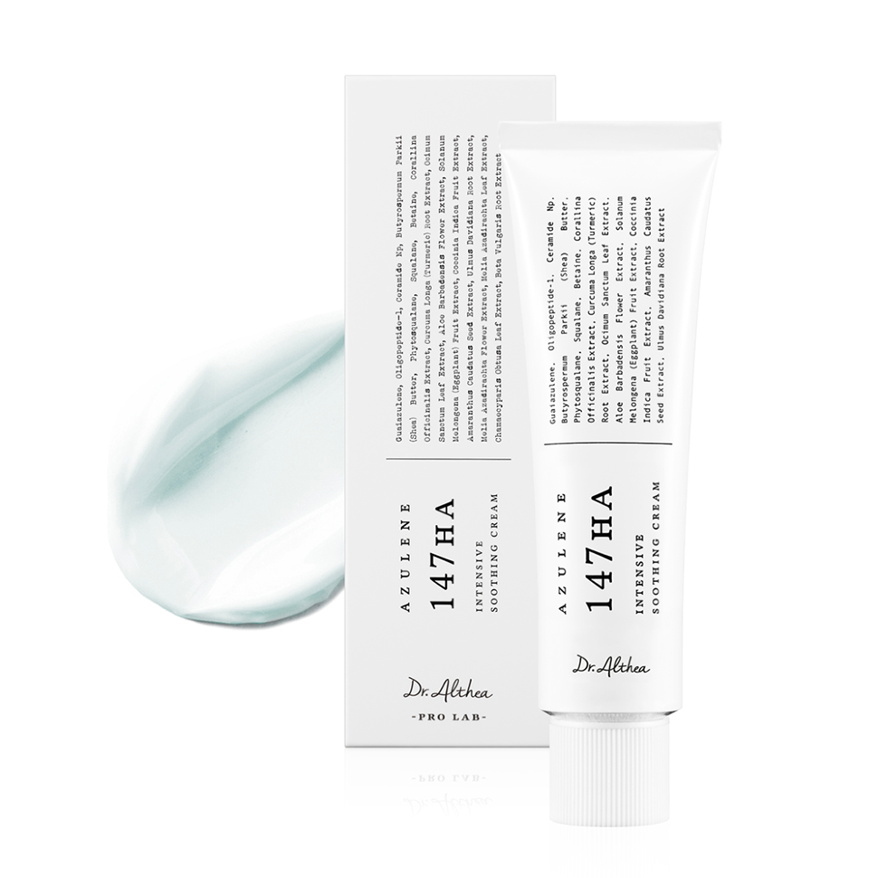 Крем для обличчя DR. ALTHEA Lab Pro ЗАСПОКІЙЛИВА/АЗУЛА Azulene 147 HA-Intensive Soothing Cream,50м